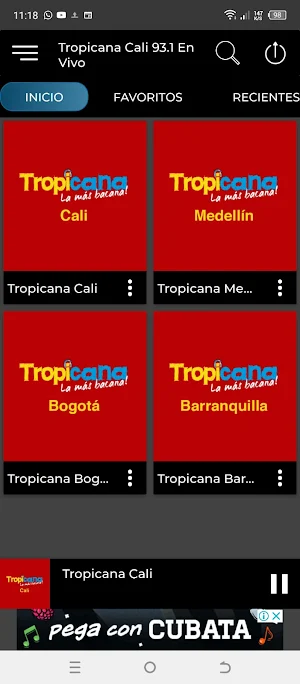 Tropicana Cali 93.1 En Vivo Screenshot 1