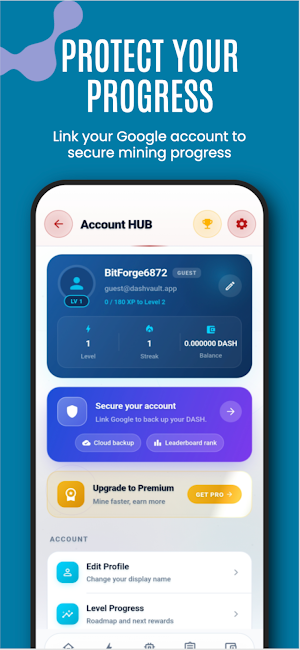 Giga Dashcoin Mining Miner Screenshot 3