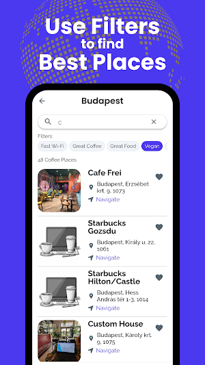 Co-Fi Map: Work and Coffee Screenshot 1