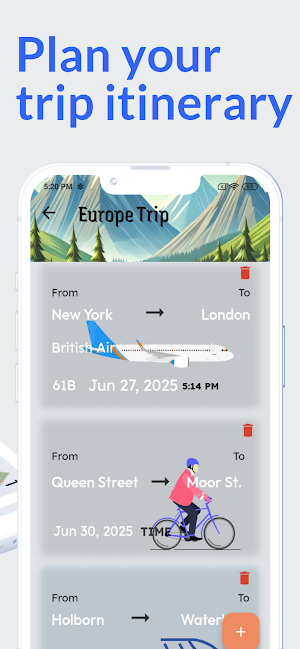 Easy Travel: Trip Planner App Screenshot 2