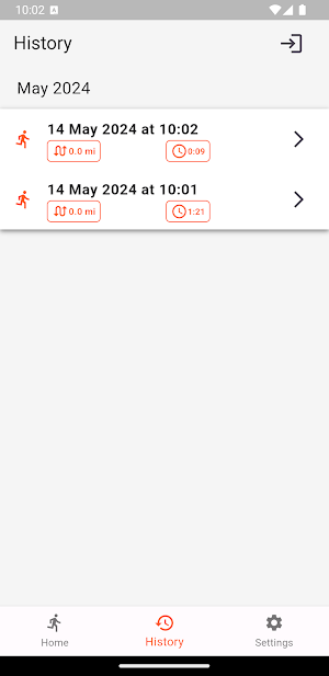 Just Run - Activity Tracker Screenshot 3