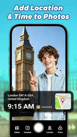 GPS Map Camera - Geotag Photos Screenshot 1