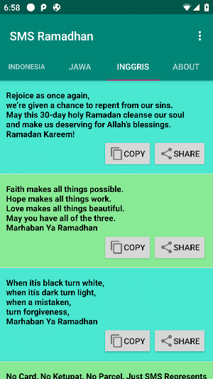 SMS Ramadhan 1442H Screenshot 2