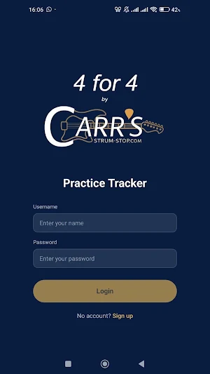 4 for 4 - Practice Tracker Screenshot 3