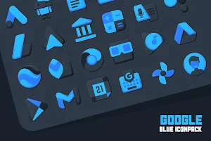 Atom Blue IconPack Screenshot 1