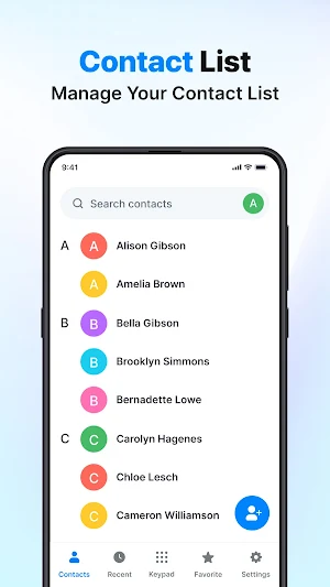 Contact - Phone Dialer & Calls Screenshot 0