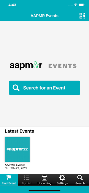 AAPM&R Events Screenshot 0