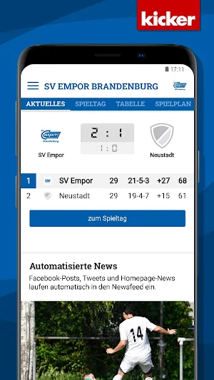 SV Empor Brandenburg Screenshot 2