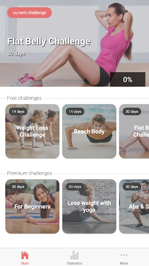 The Fitness Challenge - fit in 30 days Screenshot 0