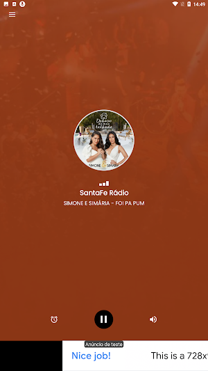 Santafé Rádio Web Rádio 24 horas - Goiânia Screenshot 0