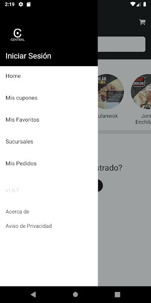 CENTRAL Gastronómica Screenshot 1