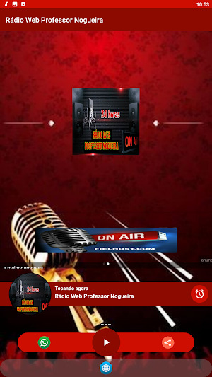 Rádio Web Professor Nogueira Screenshot 2