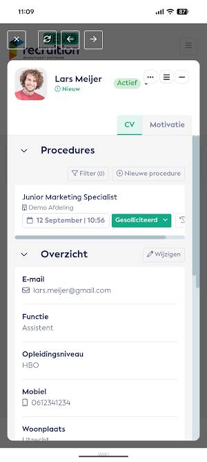 Recruition Screenshot 3