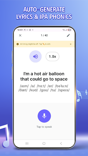 SingUp: Sing to Learn Language Screenshot 2
