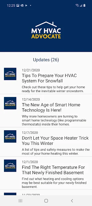 MY HVAC Advocate Screenshot 1