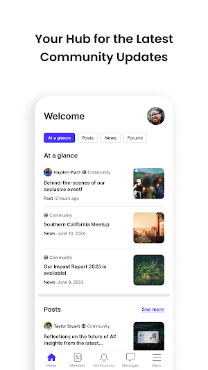 Alliance Community Portal Screenshot 0