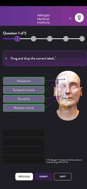 AMI Facial Anatomy and Cadaver Screenshot 3