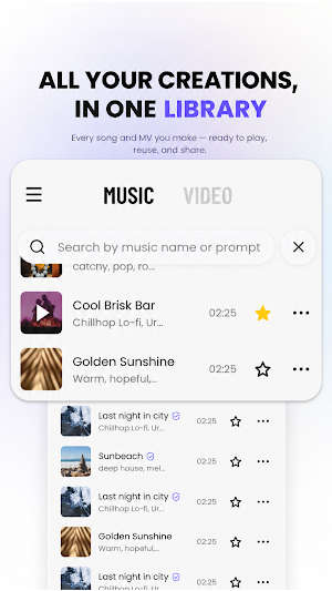 Tunee: AI Music & Music Video Screenshot 2