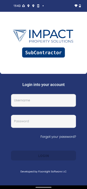 Impact Floors SubContractor Screenshot 0