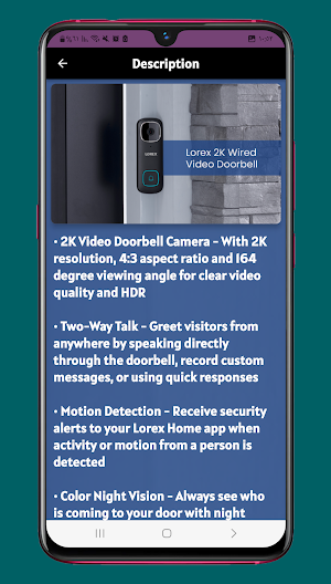 lorex doorbell camera guide Screenshot 1