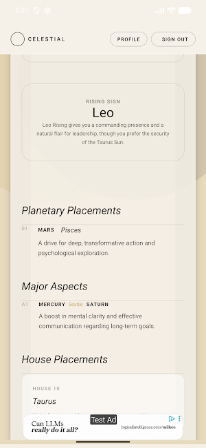 Celestial Astrology Screenshot 3