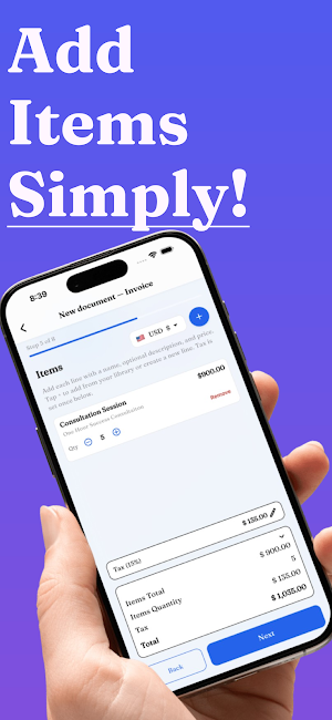 Invoice Maker | Simple & Easy Screenshot 1