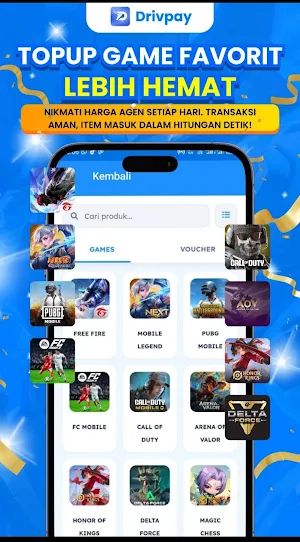 Drivpay - Topup Game & PPOB Screenshot 3
