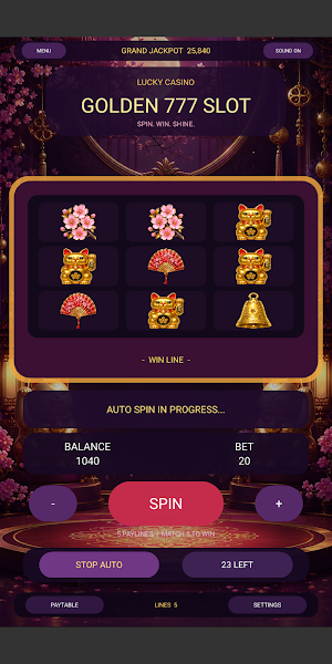 GOLDEN 777 SLOT Screenshot 2