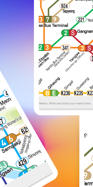 Korean Subway:Seoul Metro(Korea Subway Navigation) Screenshot 3
