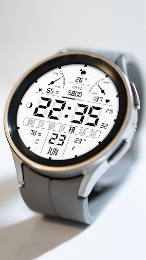 WFP 105 Digital LCD watch face Screenshot 3