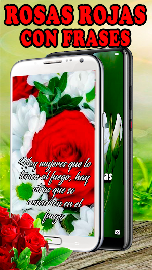Imágenes De Rosas Rojas Con Frases Flores Gratis Screenshot 0