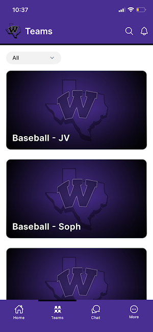 Willis High School Athletics Screenshot 1