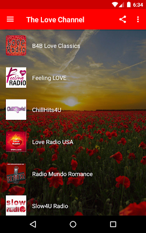 The Love Channel - Live Romantic Music Radios Screenshot 0