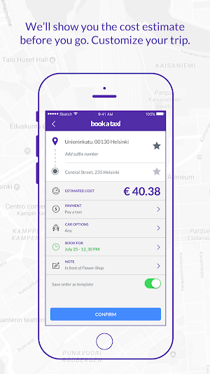 Book a taxi Screenshot 2