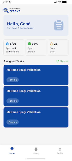 Coverage Trackr Screenshot 1
