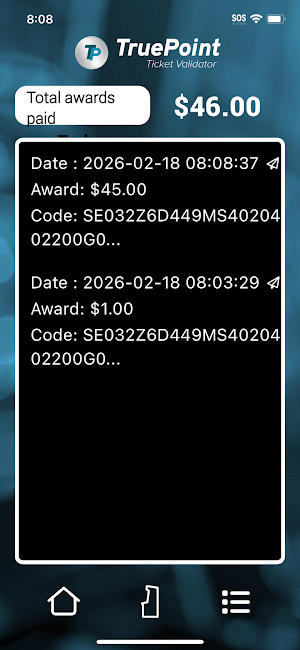 TruePoint Validator Screenshot 2