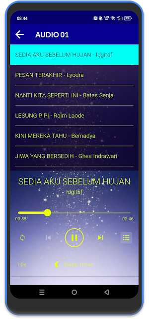 Lagu Sedia Aku Sebelum Hujan Screenshot 3