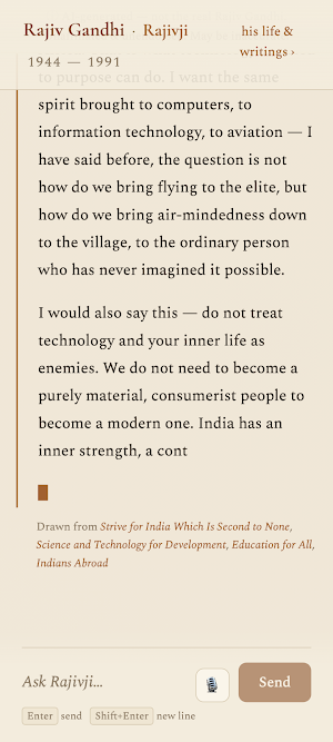 Rajiv Gandhi — Companion Screenshot 2
