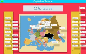 Capitals of Europe - Montessor Screenshot 1