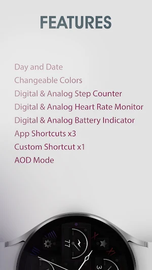 Dream 44 Hybrid watch face Screenshot 2