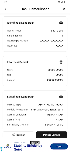 Cek Pajak Kendaraan Jakarta Screenshot 2