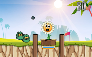 Flower Shooting Alien 3D Game Screenshot 1
