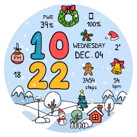 NW075_lite: Digital watch face