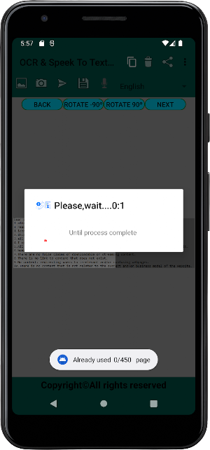 OCR & Voice to Text Converter Screenshot 2
