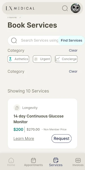 LX Patient Screenshot 3