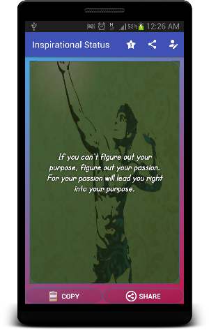 Motivational Quotes & Statuses Screenshot 1