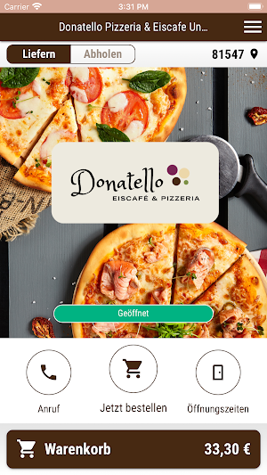 Donatello Pizzeria & Eiscafe Screenshot 0