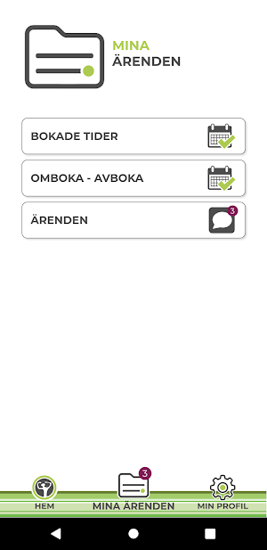 HMC Online – digifysisk vård Screenshot 3
