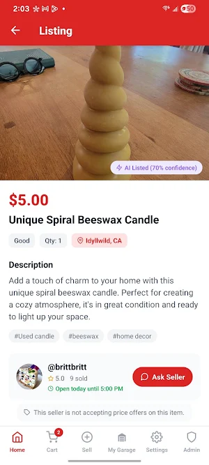 GarageSale.App Screenshot 3