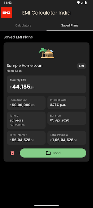 EMI Calculator India Screenshot 3